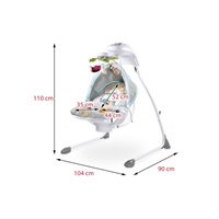 Baby swing CARETERO Bugies beige