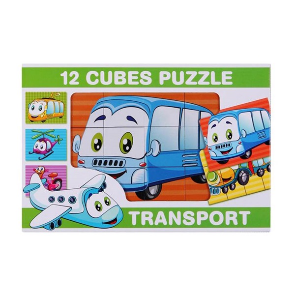 Foldable picture cubes 12 pcs transport