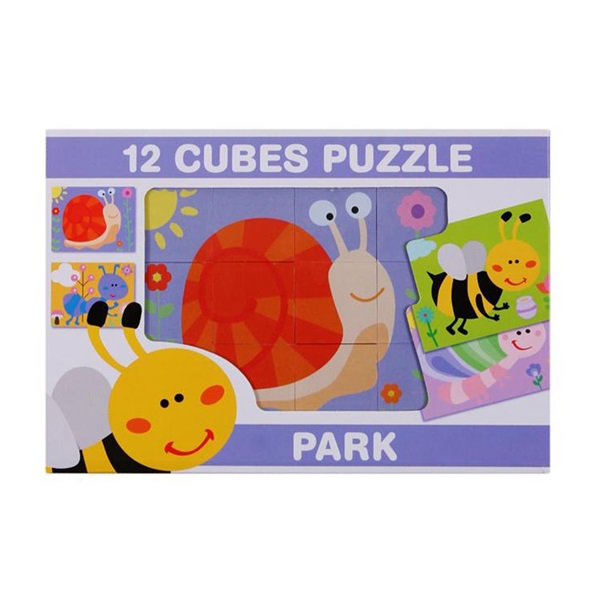 Foldable picture cubes 12 pcs insect
