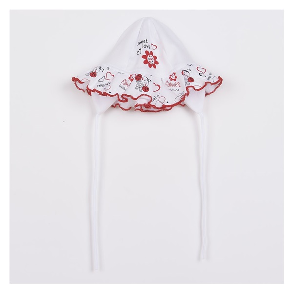 Baby cap New Baby Ladybug, size 56 (0-3m)