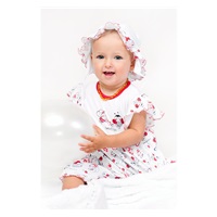 Baby cap New Baby Ladybug, size 56 (0-3m)