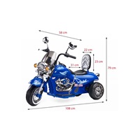 Electric motorcycle Toyz Rebel red