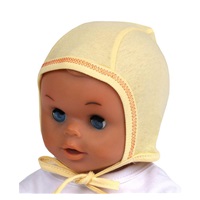 Baby cap New Baby orange, size 62 (3-6m)