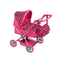 PlayTo Viola deep doll stroller pink