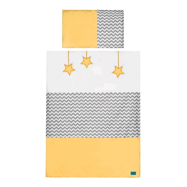 6-part bed linen Belisima Star 90/120 yellow